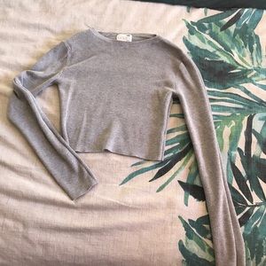 LA HEARTS CROPPED SWEATER